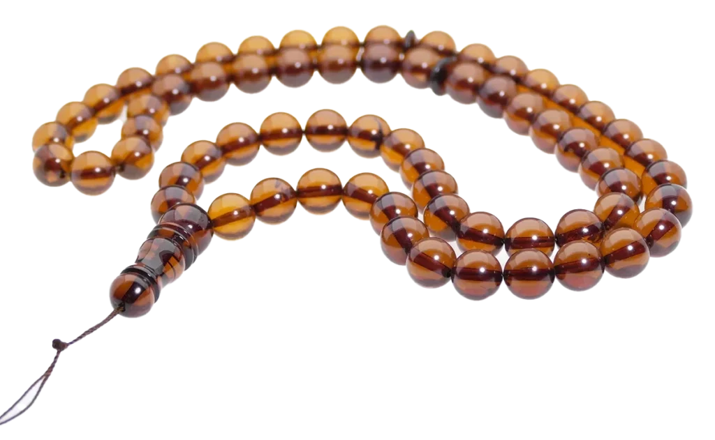 Genuine certified Batic amber rosary beads from Lithuania and Latvia