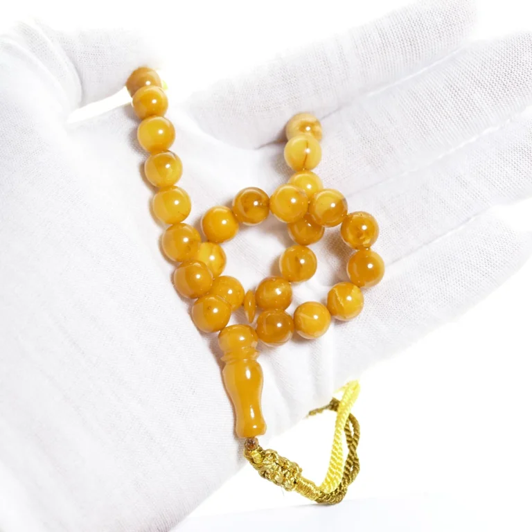 Real authentic Baltic amber worry beads - prayer beads from Europe | Lithuanian and Latvian rosary beads